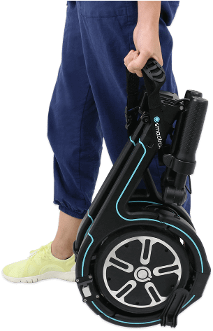 Smacircle quick handle strap of smacircle s1, The best selling ecosmart foldable electric scooter bike Smacircle S1 on sale with innovative and unique design, the compact ebike or e-scooter that is compact enough to fit in a bag or backpack.